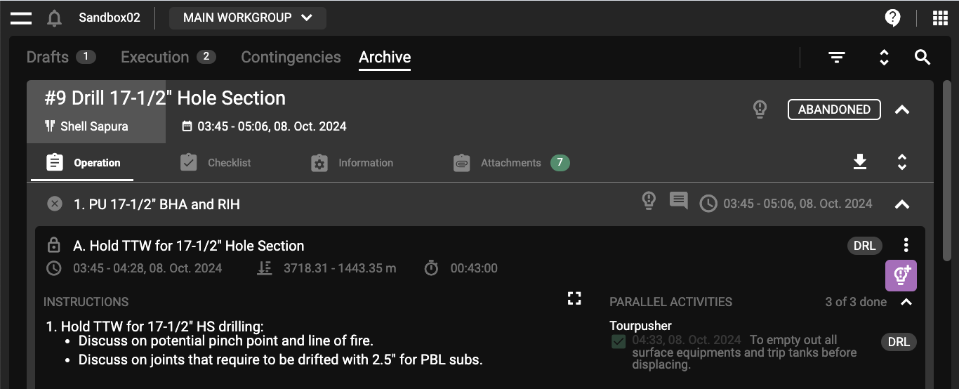 Plan overview - Archive
