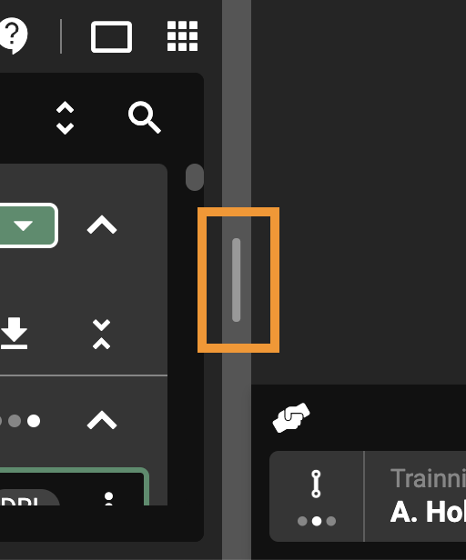 Drawer for split-screen
